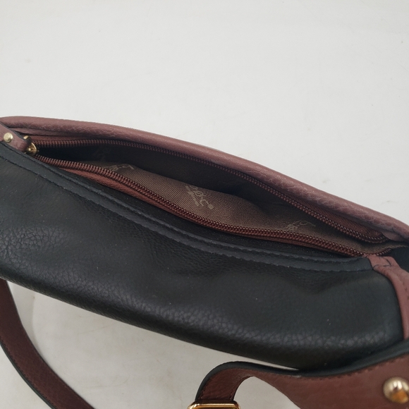 BOC Born Small Shoulder Crossbody Bag Brown Black Adjustable Classic Boho Purse - Picture 7 of 15